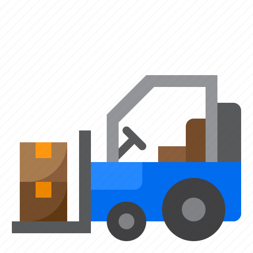 Forklift, cargo, car, vehicle, truck icon - Download on Iconfinder