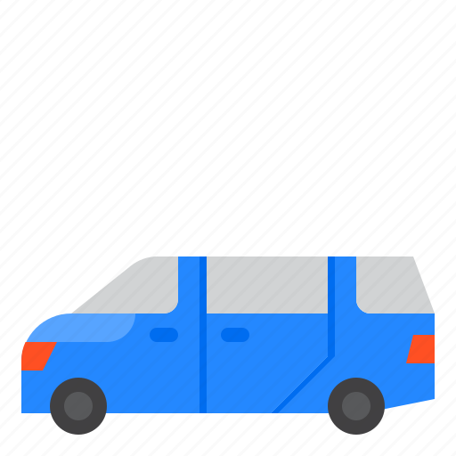 Minivan, car, vehicle, transportation, automobile icon - Download on Iconfinder
