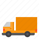 truck, car, delivery, transportation, cargo