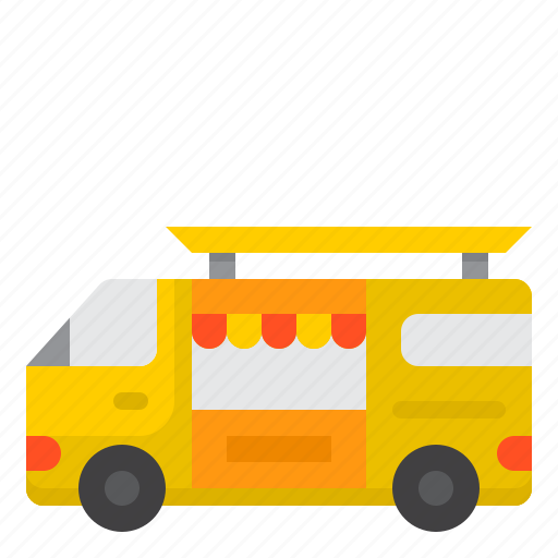 Van, car, vehicle, food, truck, transportation icon - Download on Iconfinder