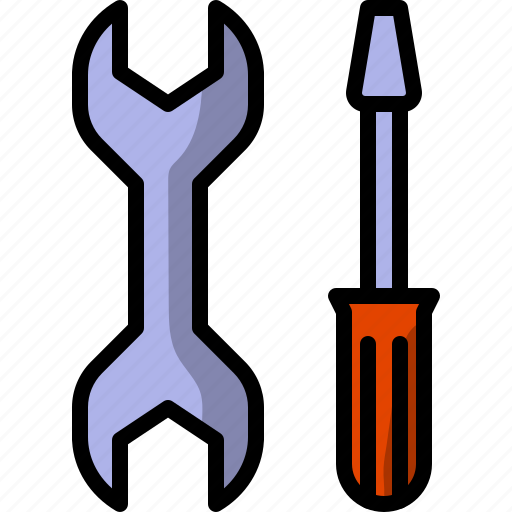 Cars, color, parts, repair, tools, wrench icon - Download on Iconfinder