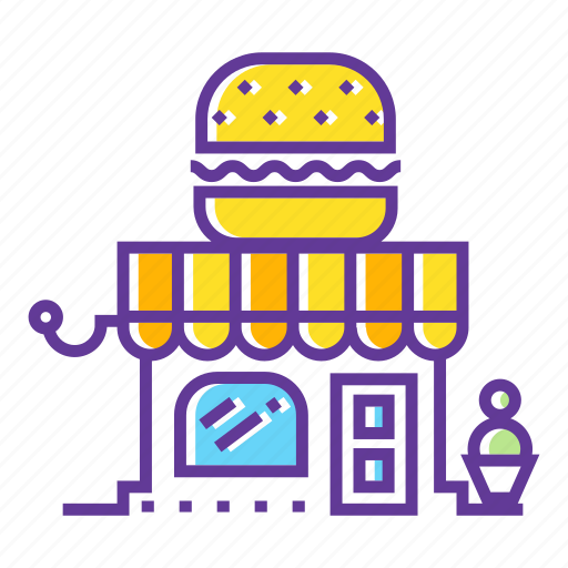 Cheese burger, cheeseburger, city, fast food, hamburger, junk food, sandwich icon - Download on Iconfinder