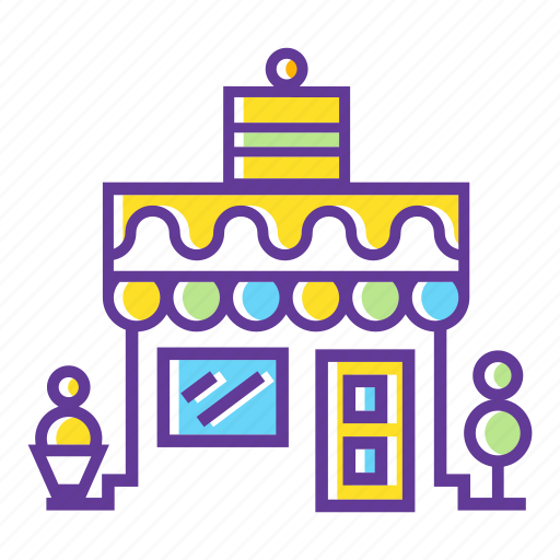 Building, candy store, city, confectionery, market, shop, sweet shop icon - Download on Iconfinder