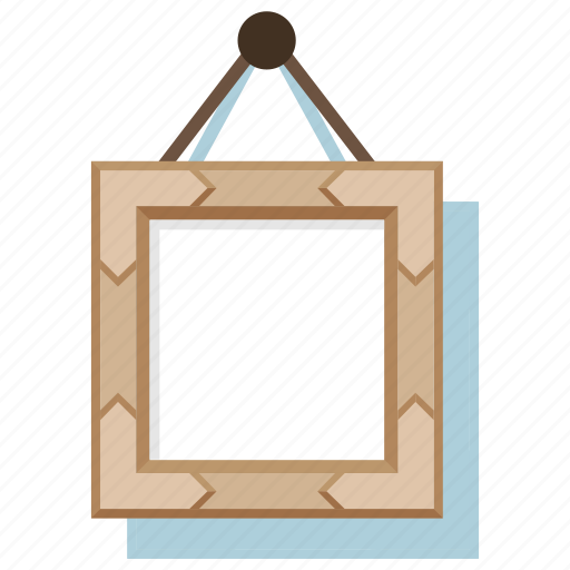 Art frame, cartoon frame, hanging frame, photo frame, picture frame, portrait frame, poster frame icon - Download on Iconfinder