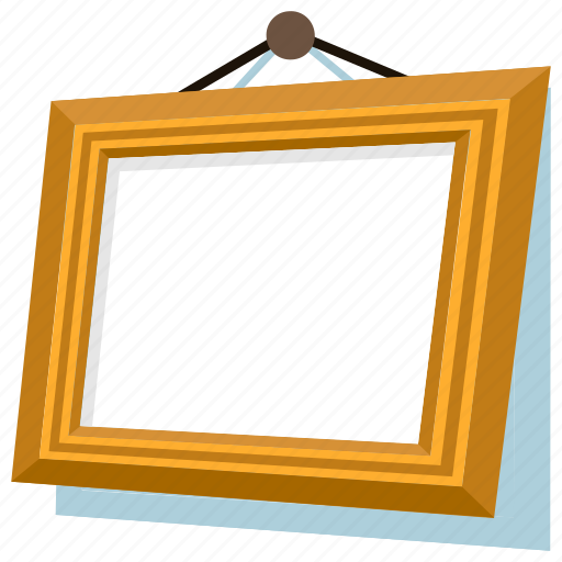 Cartoon frame, hanging frame, photo frame, picture frame, portrait frame icon - Download on Iconfinder
