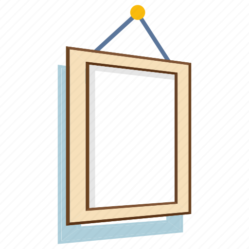 Art frame, cartoon frame, hanging frame, photo frame, picture frame, portrait frame, poster frame icon - Download on Iconfinder