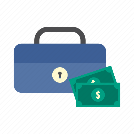 Cash box, dollar, finance, money, saving, secure, storage icon - Download on Iconfinder