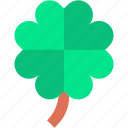 clover, four, leaf, good, luck, nature, cultures, irish, plant