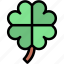 clover, four, leaf, good, luck, nature, cultures, irish, botanical 