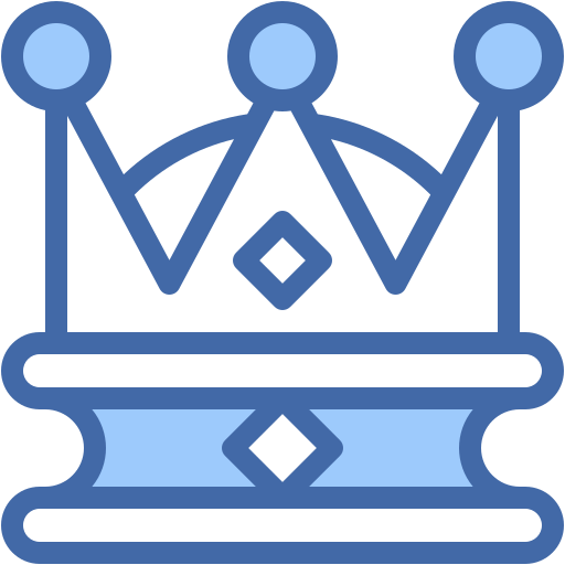 Monarchy, queen, royal, crown, royalty, shapes, king icon - Free download