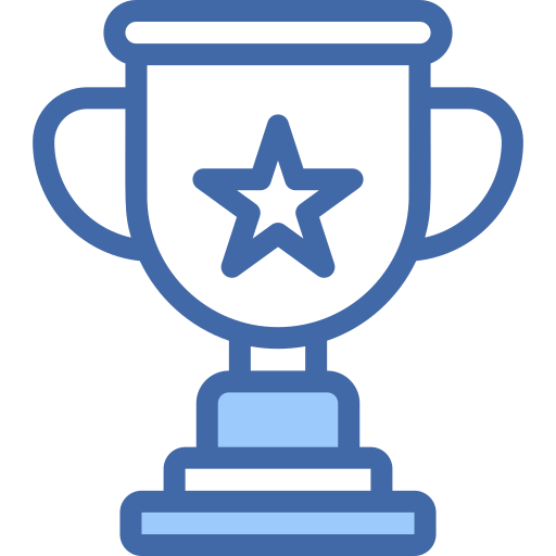 Trophy, competition, sports, and, winner, award, star icon - Free download
