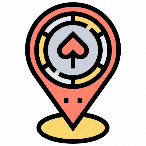 Casino, gps, location, navigation, target icon - Download on Iconfinder