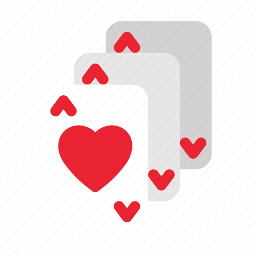 Gambling, casinogamble, heart, cards icon - Download on Iconfinder