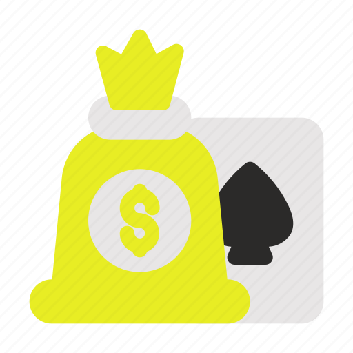 Gambling, casinogamble, money, bag icon - Download on Iconfinder