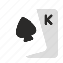 gambling, casinogamble, card, king