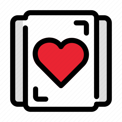 Gambling, casinogamble, heart, card icon - Download on Iconfinder
