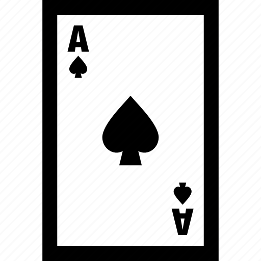 Ace, card, of, spades icon - Download on Iconfinder