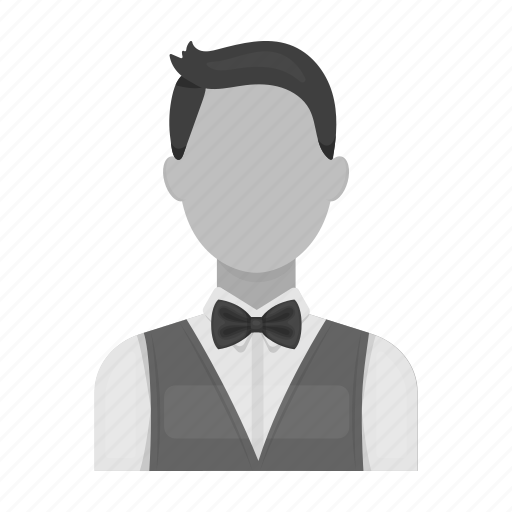 Casino, croupier, fashion, man, person, staff, uniform icon - Download on Iconfinder