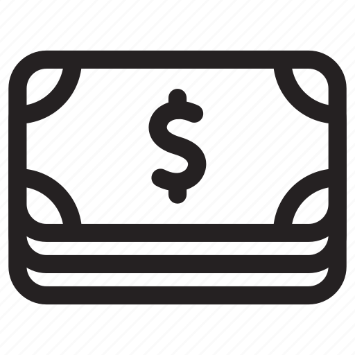 Cash, currency, dollars, money, pay, payment, stack icon - Download on Iconfinder