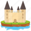 castle, castle building, fort, kingdom castle, medieval castle 