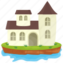 family house, house, mansion, residential building, villa