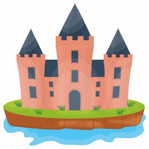 Castle, castle building, fort, kingdom castle, medieval castle icon - Download on Iconfinder
