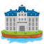 bangalow, island castle, luxury house, mansion, palace 