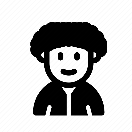 User, avatar, profile, afro, curly, man, woman icon - Download on Iconfinder