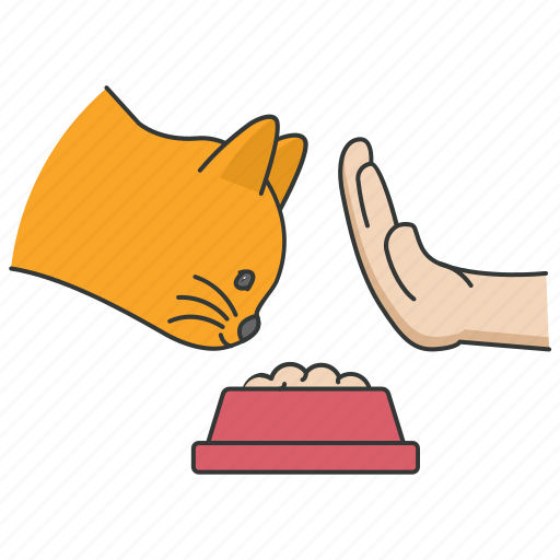 Pet, food, cat, sick, cat training, tabby, feline icon - Download on Iconfinder