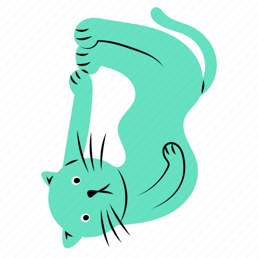 Cat, b, letter b, english, alphabet, pose, animal icon - Download on Iconfinder