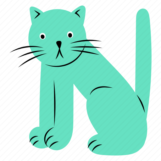 Cat, n, english, alphabet, pose, animal, letter n icon - Download on Iconfinder