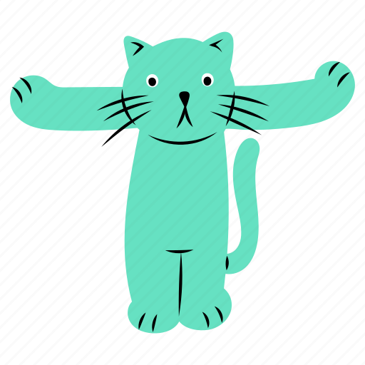Cat, t, english, alphabet, pose, animal, letter t icon - Download on Iconfinder