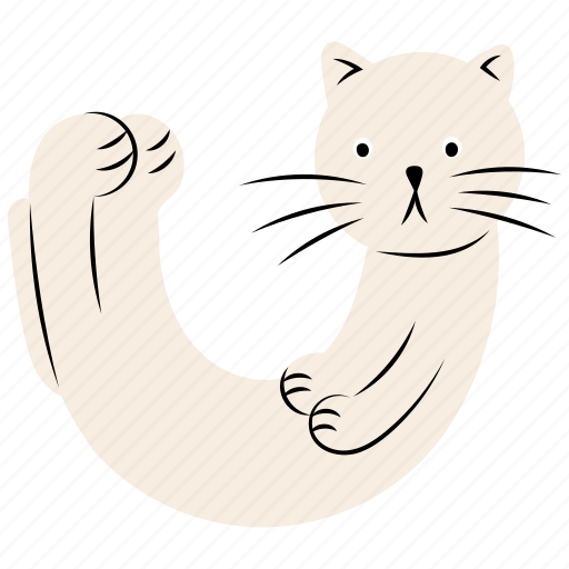 Cat, u, english, alphabet, pose, animal, letter u icon - Download on Iconfinder
