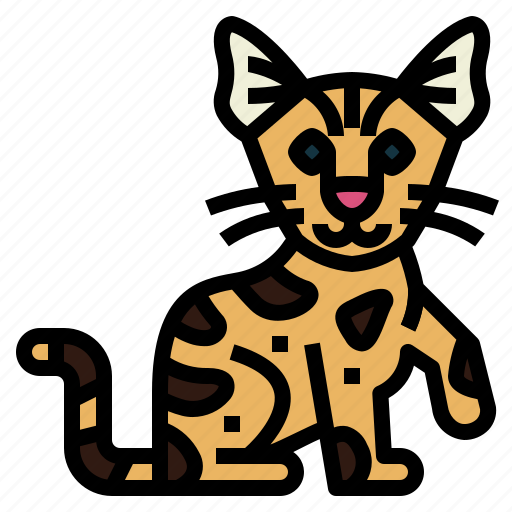 Savannah, cat, breeds, animal icon - Download on Iconfinder
