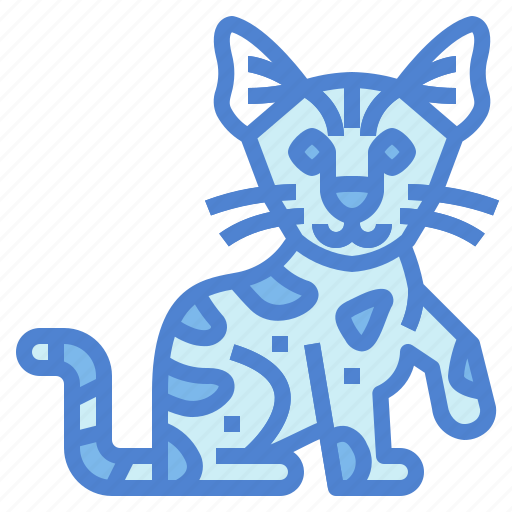 Savannah, cat, breeds, animal icon - Download on Iconfinder