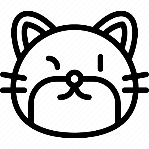 Cat, emoji, emoticon, happy, smile, smiley icon - Download on Iconfinder