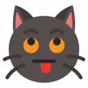 funny, cat, animal, expression, emoji