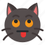 funny, cat, animal, expression, emoji 