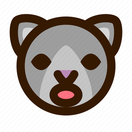 Animal, atonished, avatar, cat, emoji, emoticon, face icon - Download on Iconfinder