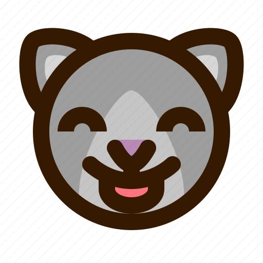 Animal, avatar, cat, emoji, emoticon, face, tongue icon - Download on Iconfinder