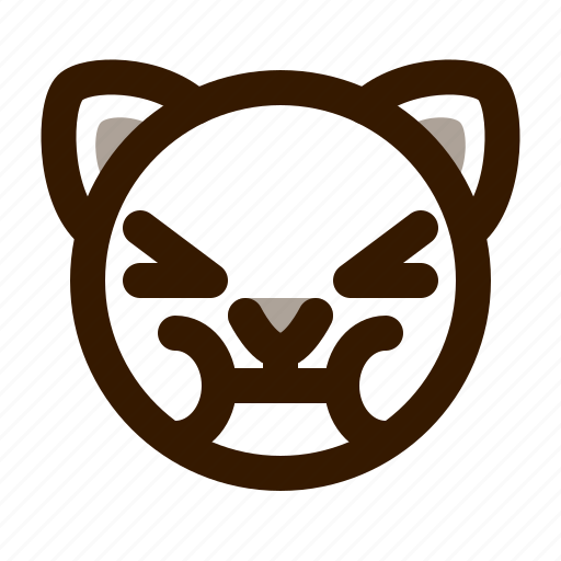 Animal, avatar, cat, emoji, emoticon, face, sick icon - Download on Iconfinder