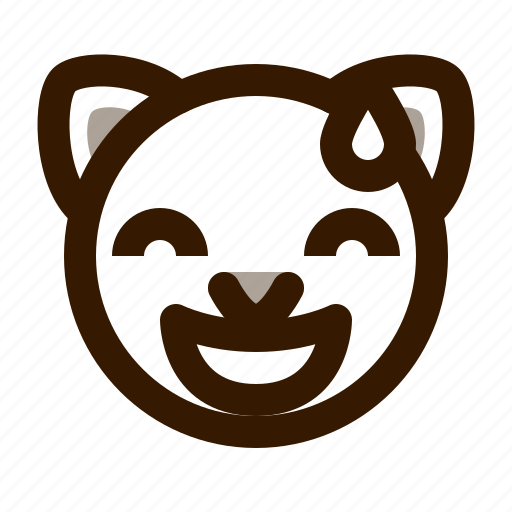 Animal, avatar, cat, emoji, emoticon, face, sorry icon - Download on Iconfinder