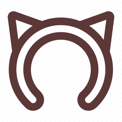 Accessory, cat, cat ears, cute, ears, hat, headband icon - Download on Iconfinder