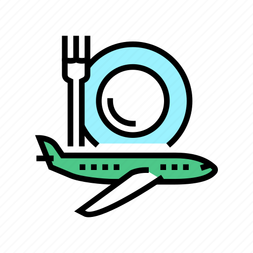 Airplane, catering, food, service, hotel, restaurant icon - Download on Iconfinder