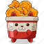 cat, fast, food, snack, cute, fried, chicken 