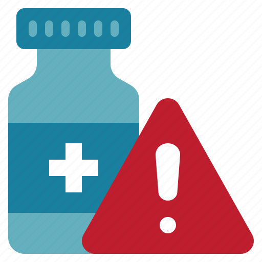 Drug, phamacy, healthy, caution, exclamation, warning icon - Download on Iconfinder
