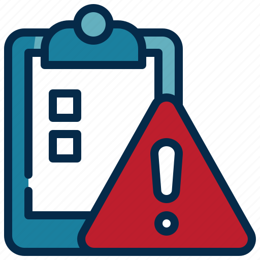 Report, check, list, caution, warning, exclamation icon - Download on Iconfinder
