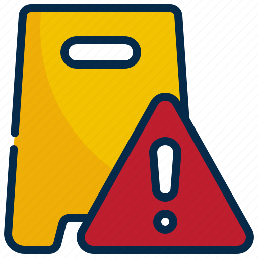 Sign, claening, caution, warning, exclamation icon - Download on Iconfinder