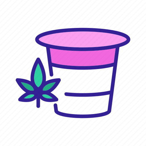 Cannabis, capsule, cbd, cup, drink, pie, product icon - Download on Iconfinder