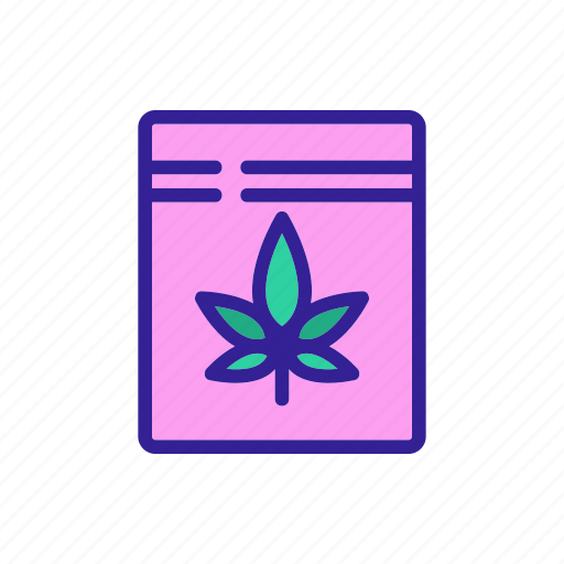 Bag, cannabis, capsule, cbd, pie, plastic, product icon - Download on Iconfinder